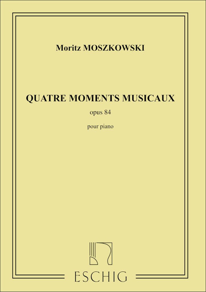 Quatre Moments Musicaux, Opus 84 - Pour Piano